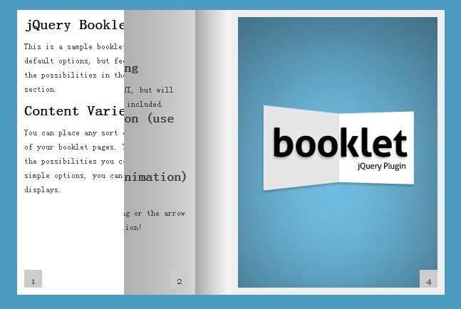 jQuery Booklet